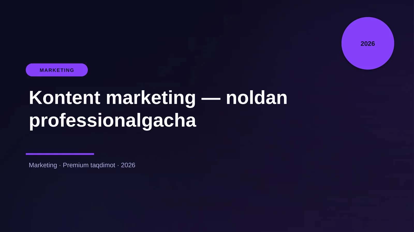 Kontent marketing — noldan professionalgacha 1