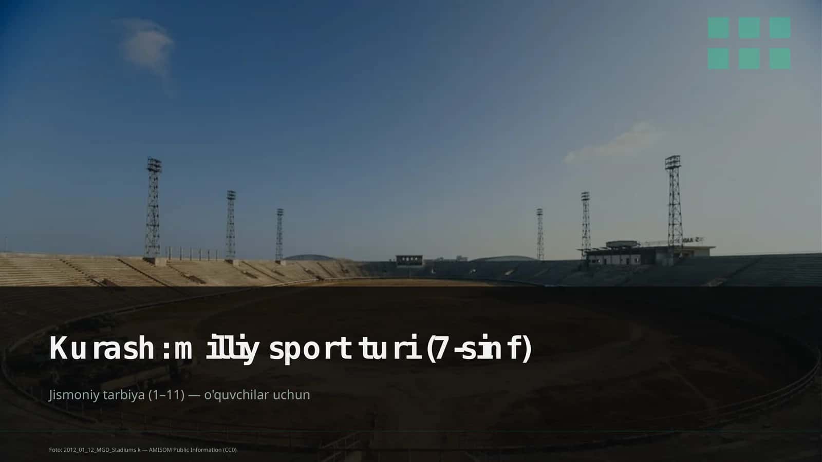 Kurash: milliy sport turi (7-sinf) 1
