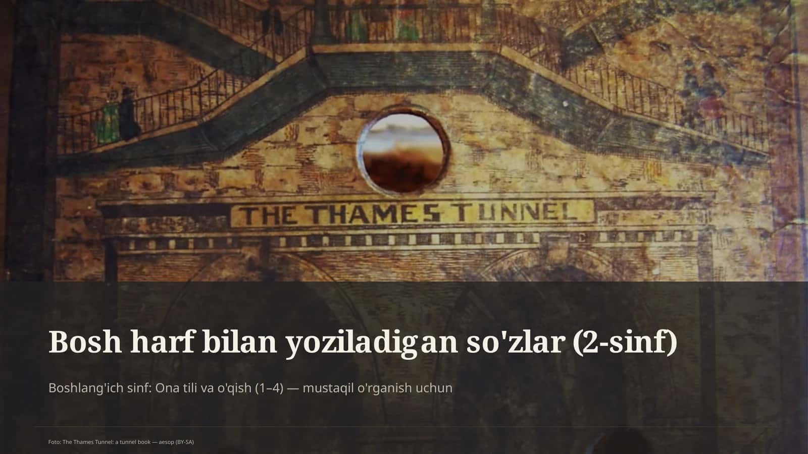 Bosh harf bilan yoziladigan so'zlar (2-sinf) 1