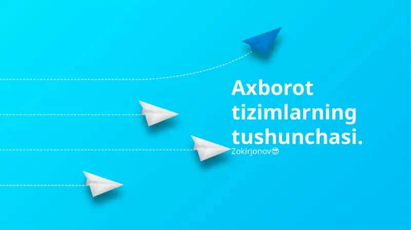 Axborot tizimlari turlari 1