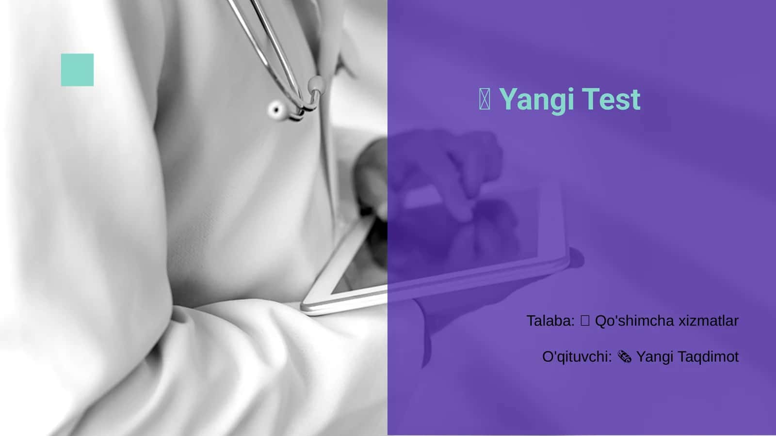 Yangi Test 1