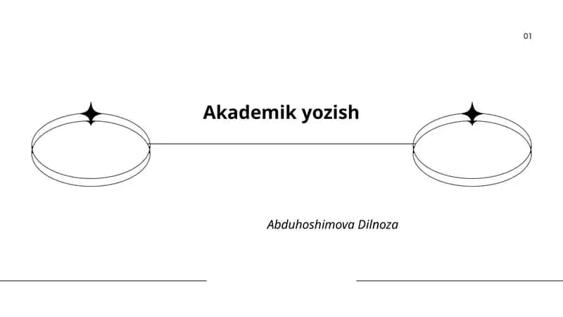 Akademik yozish 1