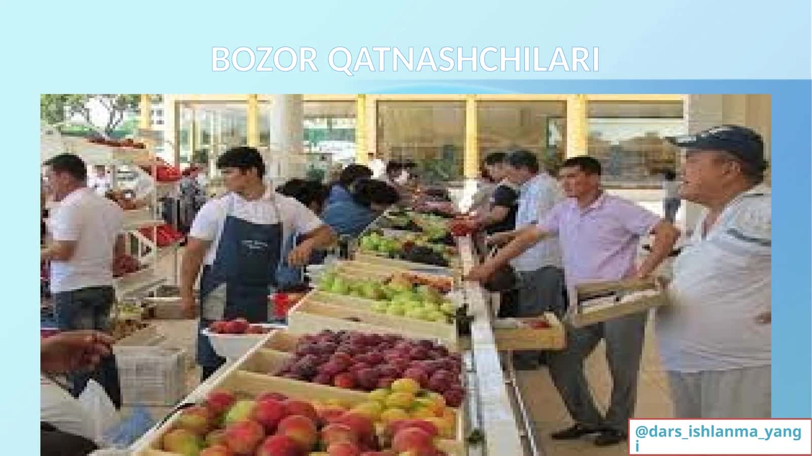 BOZOR QATNASHCHILARI 1
