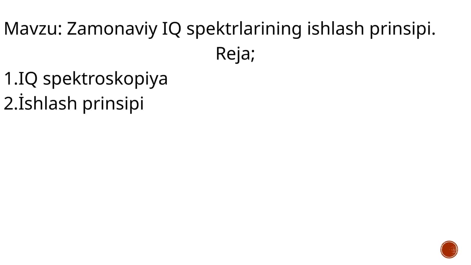 Infraqizil Spektroskopiya 1