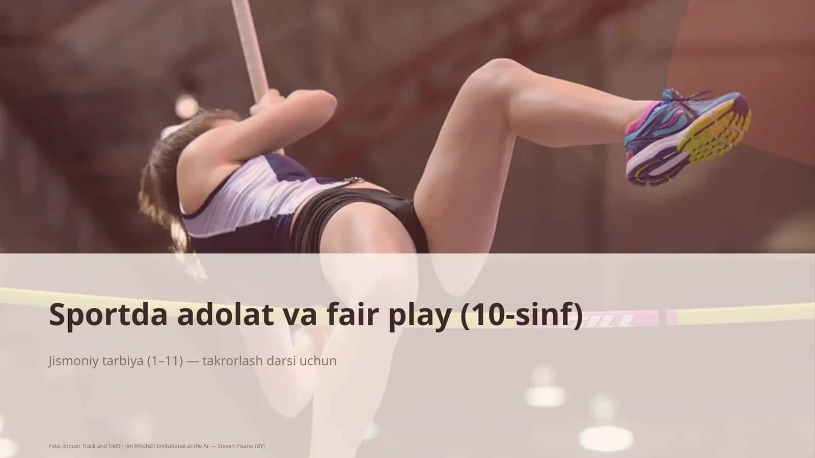 Sportda adolat va fair play (10-sinf) 1