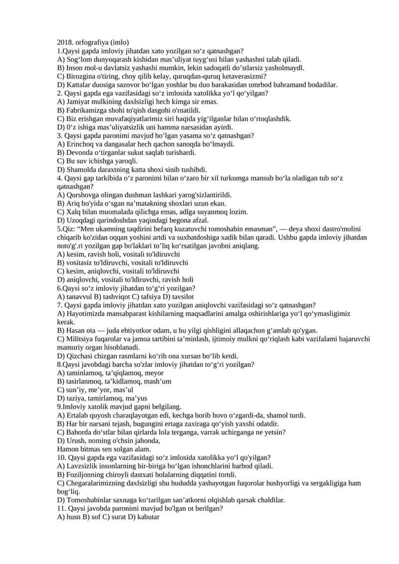 orfografiya (imlo) 1