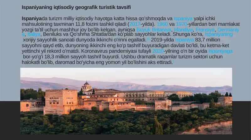 Ispaniya turizmi 1