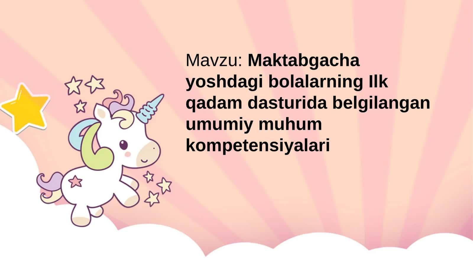 Maktabgacha yoshdagi  bolalarning  Ilk  qadam  dasturi 1