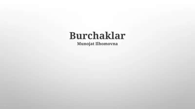 Burchaklar 1