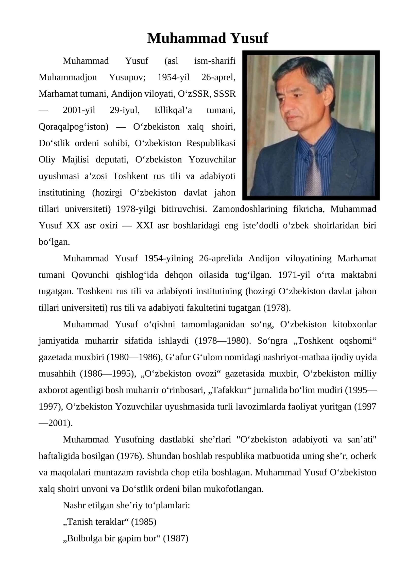 Muhammad Yusuf 1