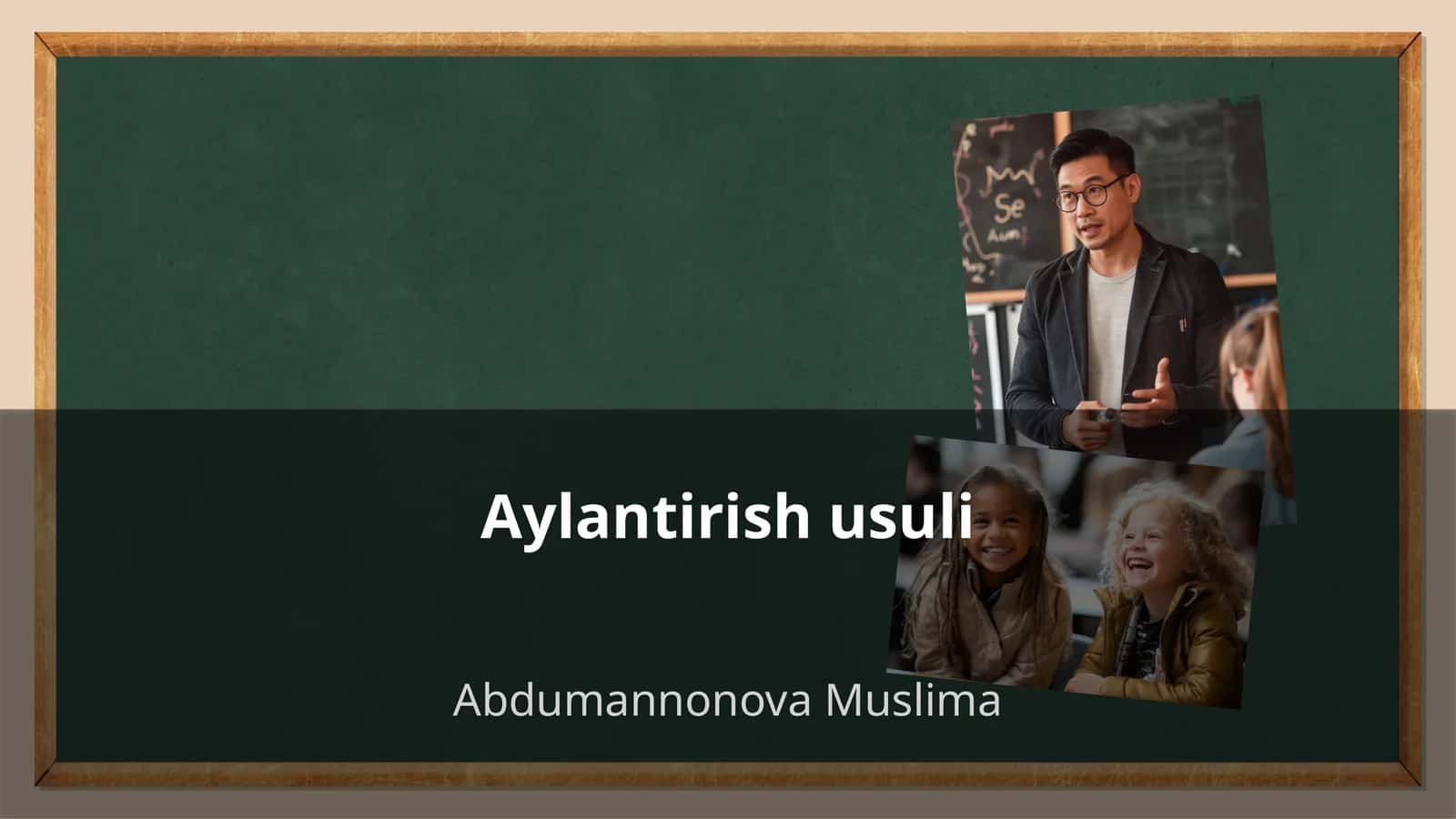 Aylantirish usuli 1