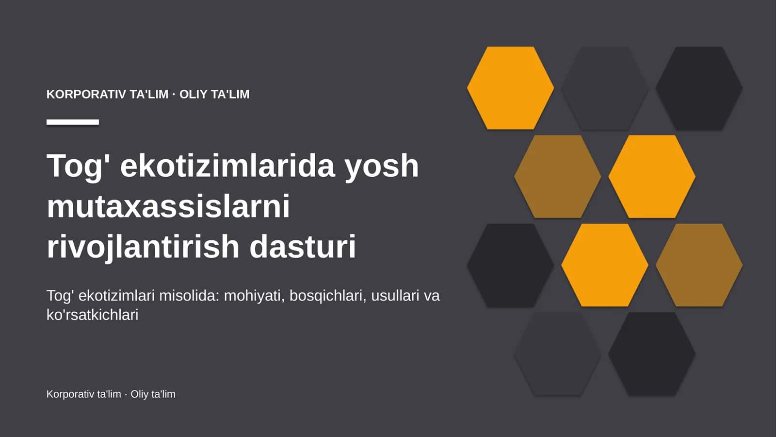 tog' ekotizimlarida yosh mutaxassislarni rivojlantirish dasturi 5142 1