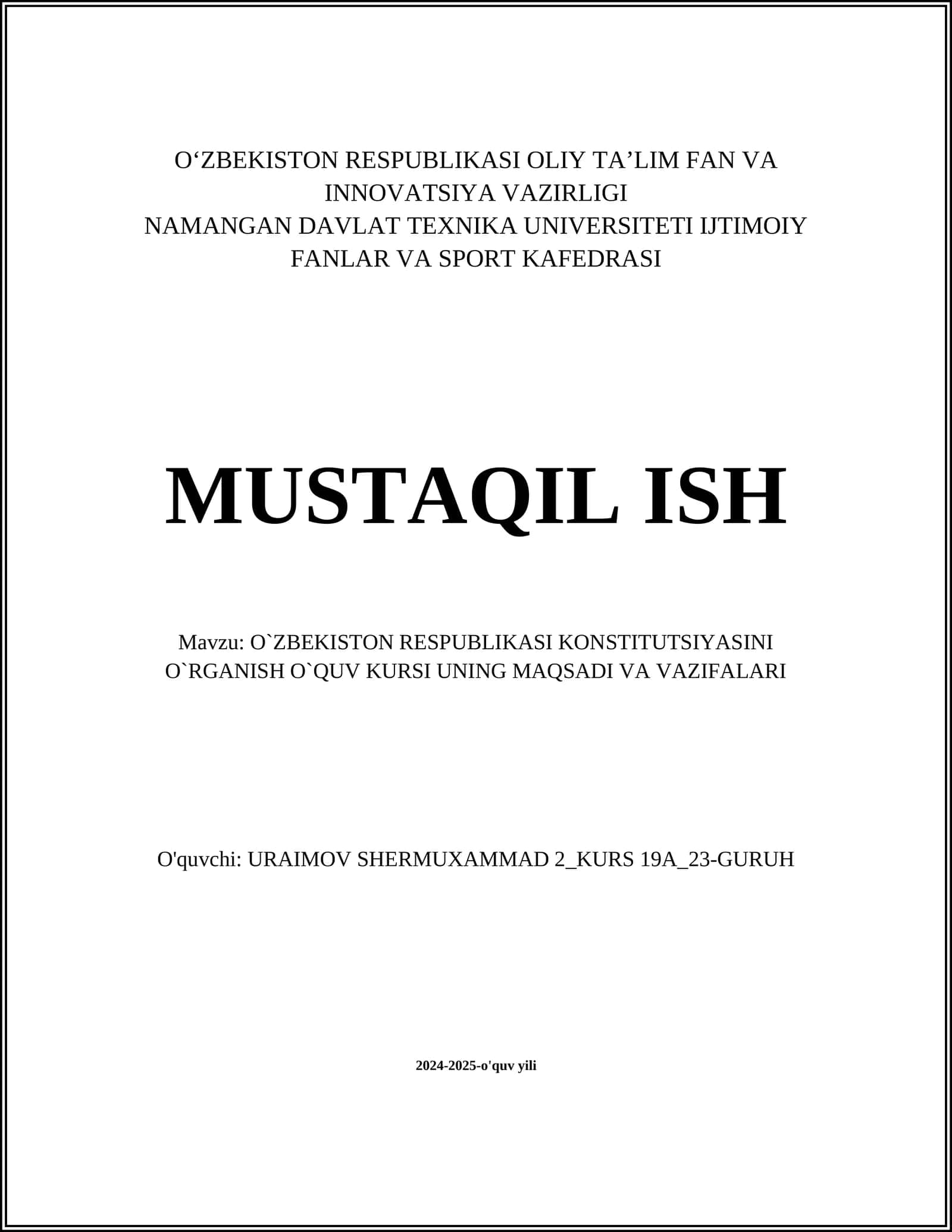 Konstitutsiya O`quv Kursi 1