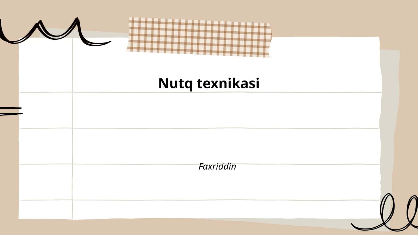 Nutq texnikasi 1