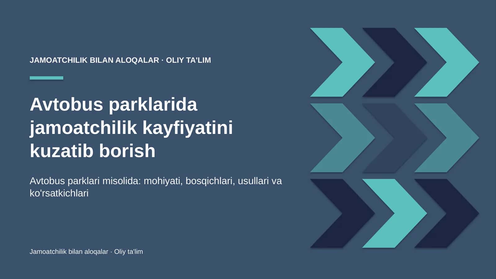 Avtobus parklarida jamoatchilik kayfiyatini kuzatib borish 1