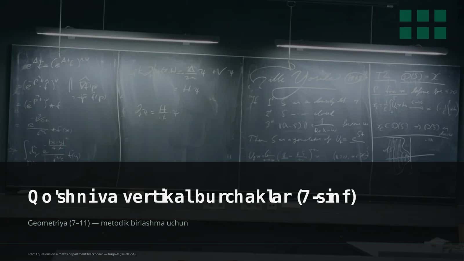 Geometriya (7–11) — metodik birlashma uchun 1