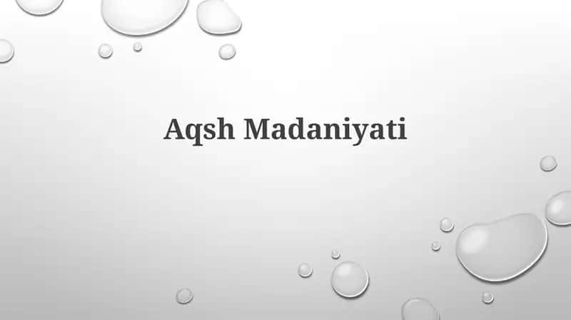 Aqsh Madaniyati 1