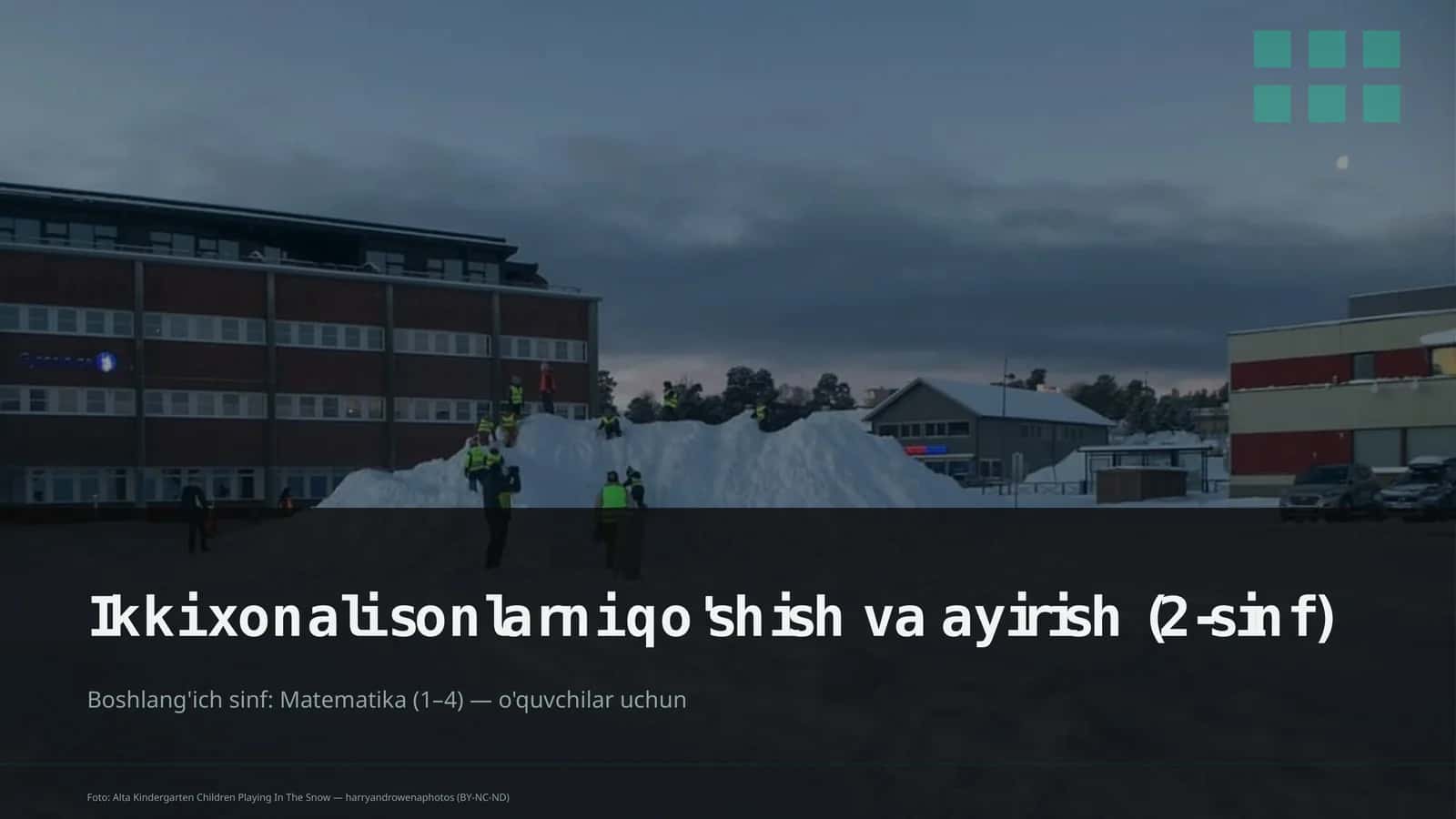 Ikki xonali sonlarni qo'shish va ayirish (2-sinf) 1