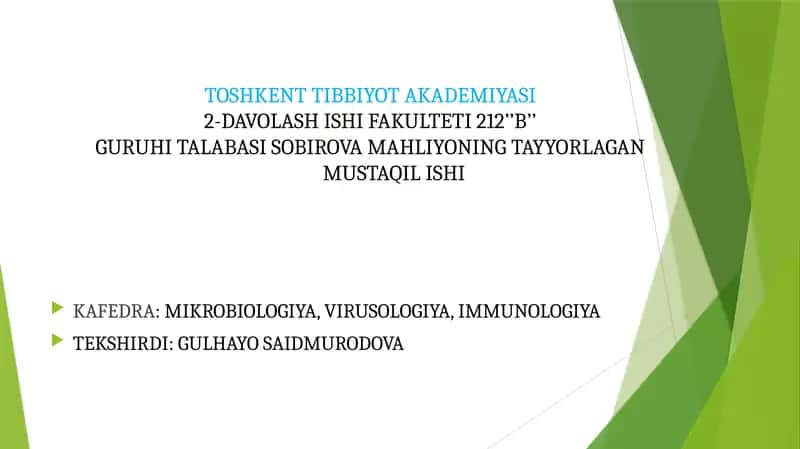 Prionlarning amaliyotda ahamiyati 1