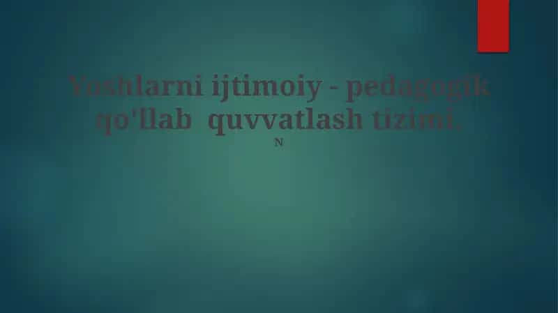 Moliyalashtirish mexanizmlari 1