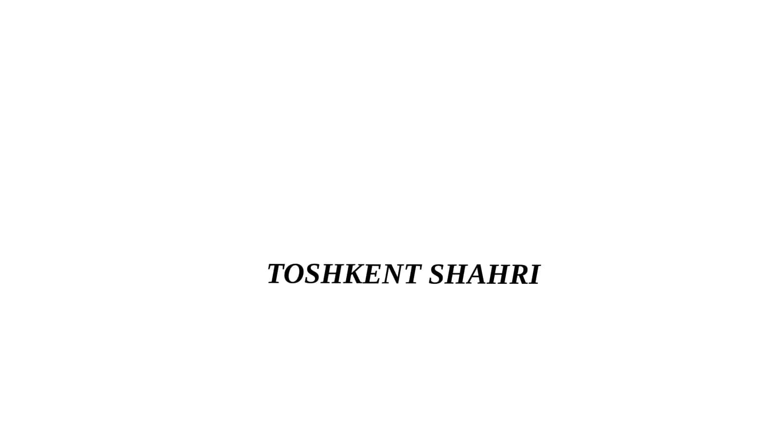 Toshkent shahri 1