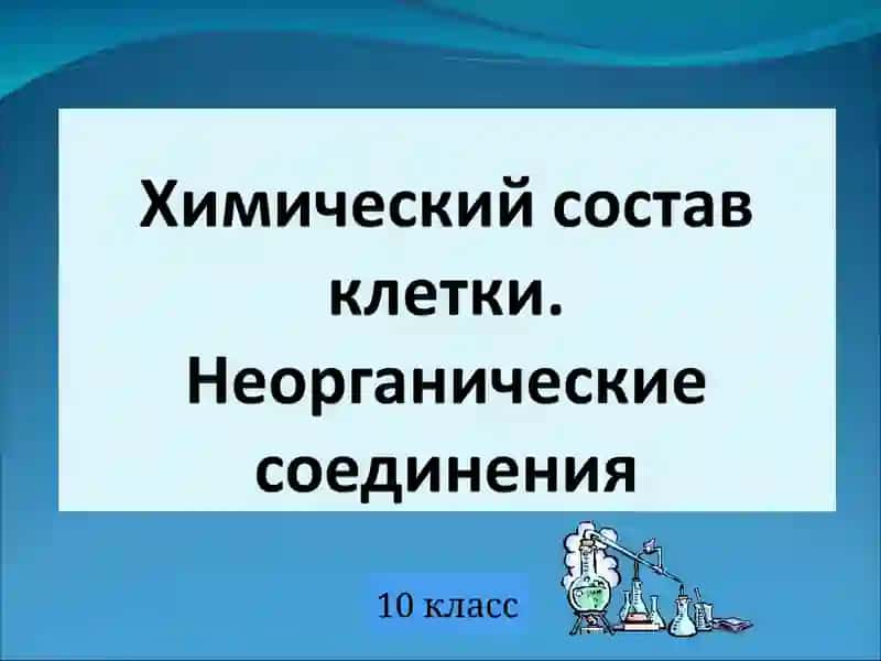 Химические элементы клетки