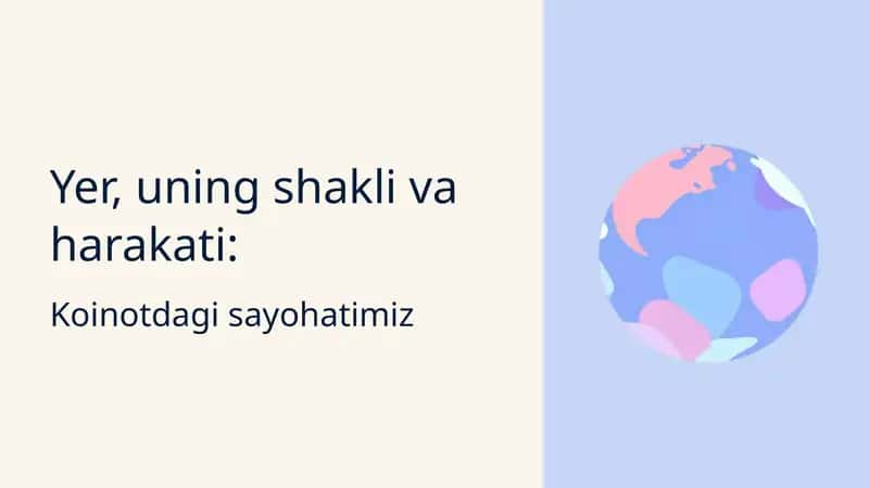 Yerning shakli va harakati 1