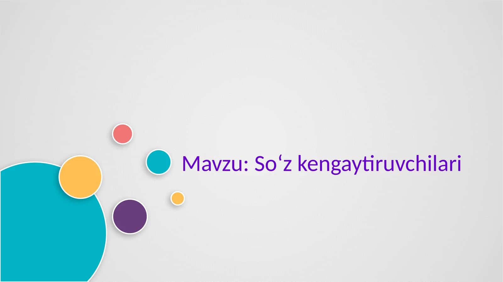 So‘z kengaytiruvchilari 1