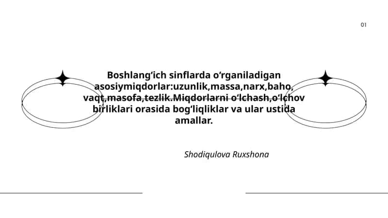 Boshlang‘ich sinflarda o‘rganiladigan asosiymiqdorlar 1