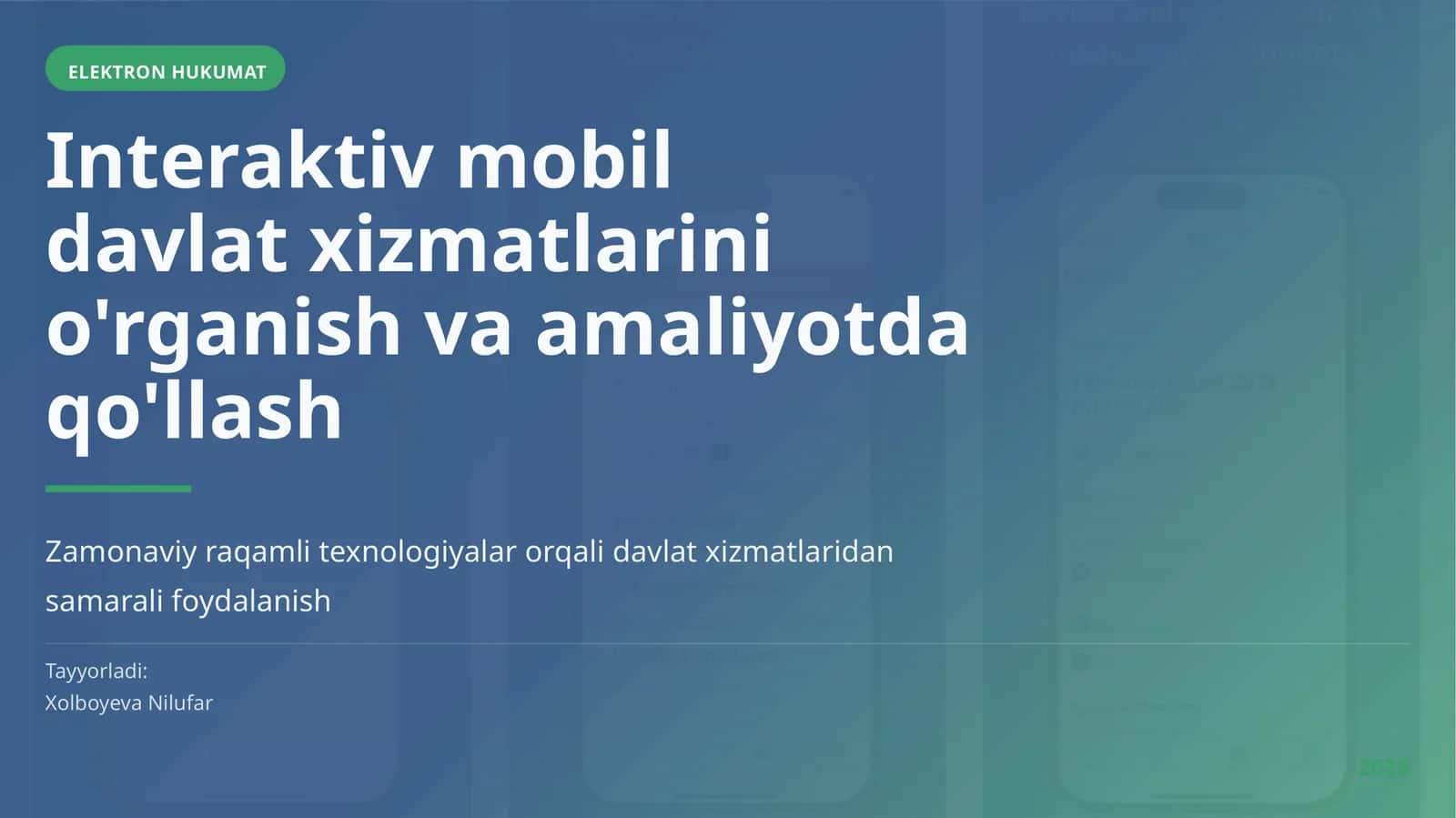 Mustaqil ish 1