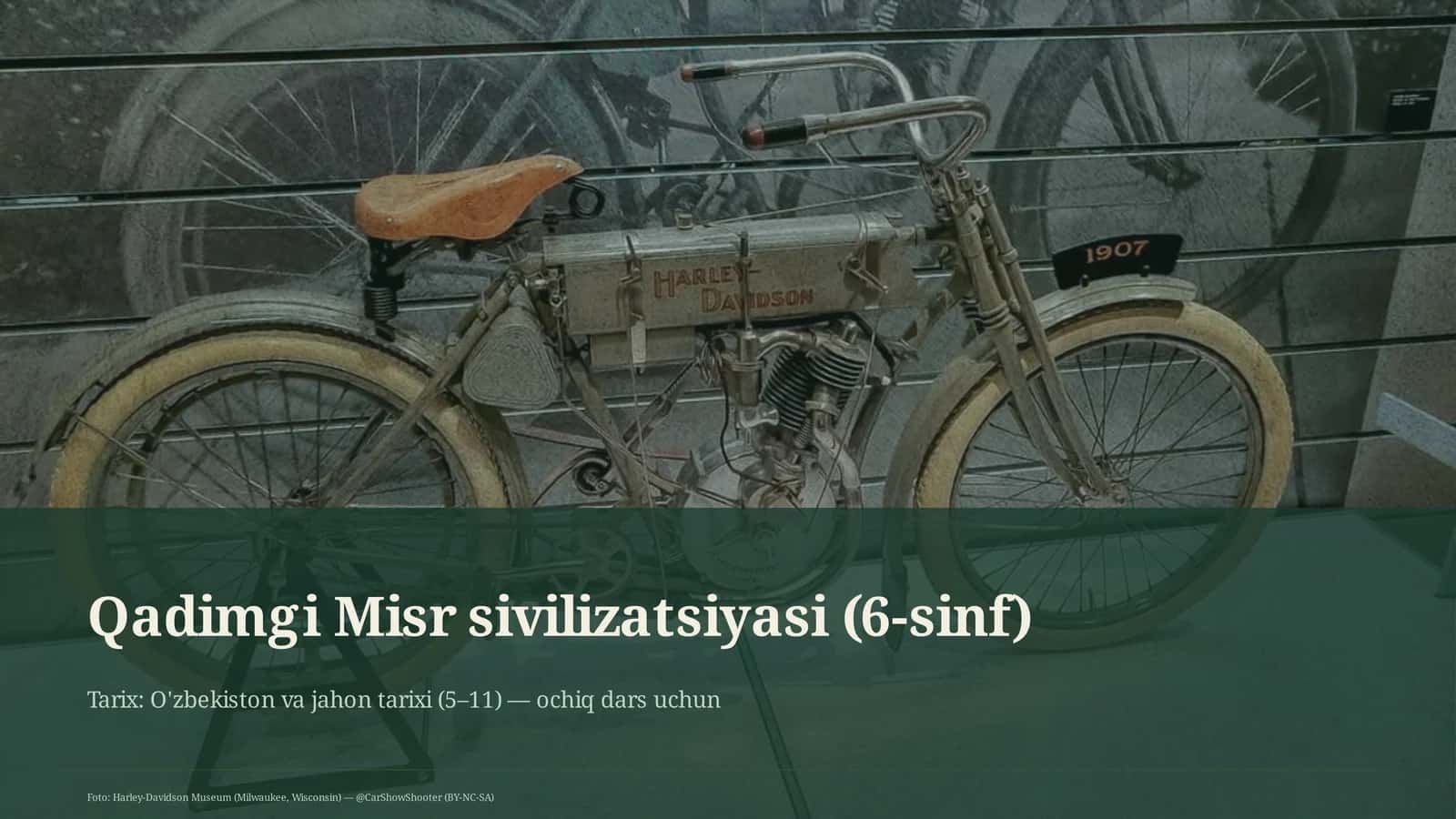 Qadimgi Misr sivilizatsiyasi (6-sinf) 1
