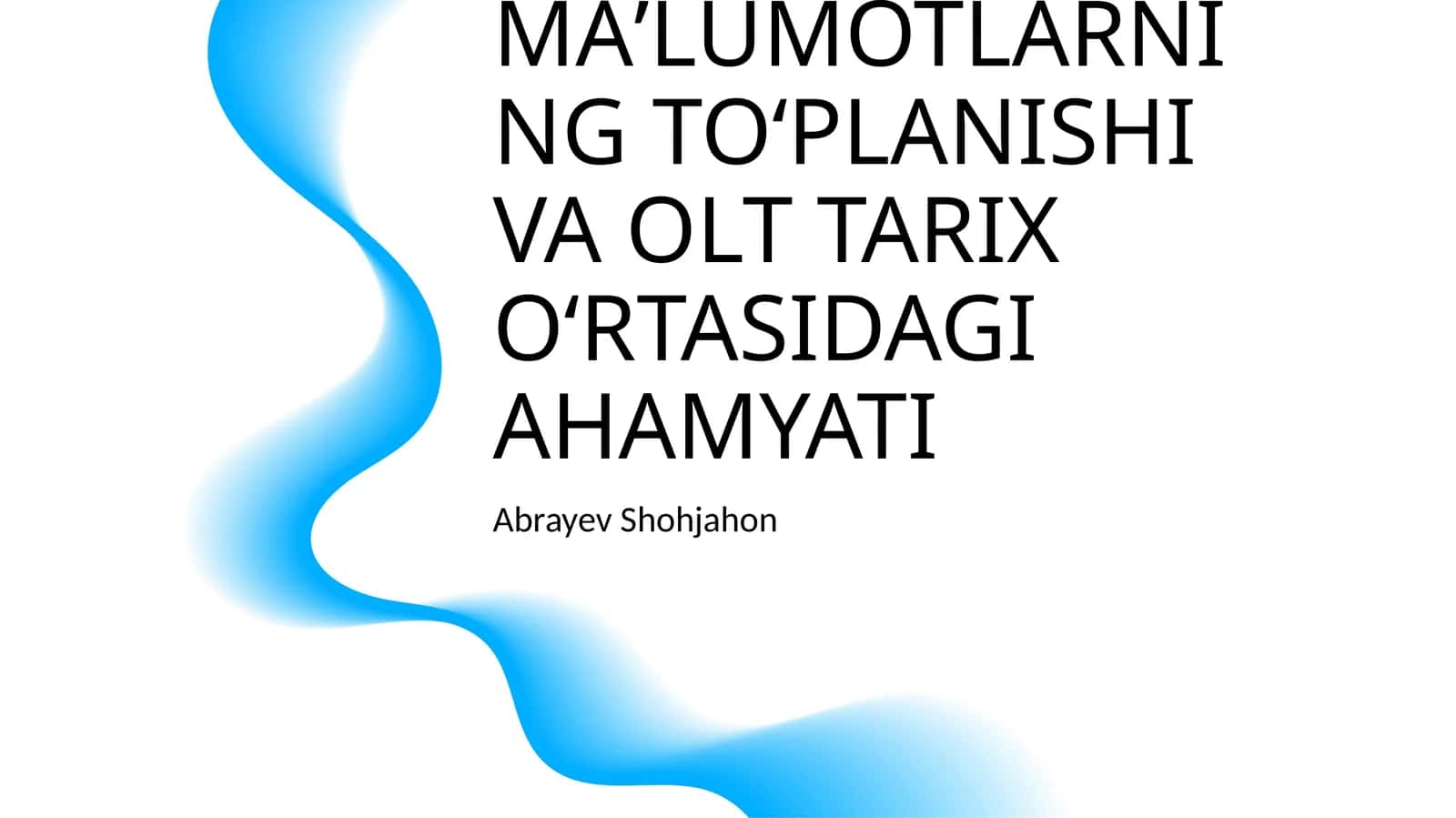 OʻRTA ASRLARDA ETNOGRAFIK MAʼLUMOTLARNING TOʻPLANISHI VA OLT TARIX OʻRTASIDAGI AHAMYATI 1