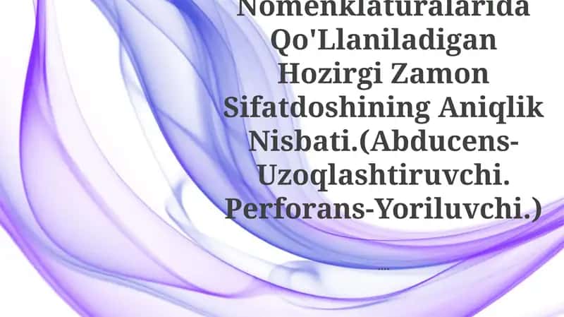 Anatomik Va Gistalogik Nomenklaturalar 1