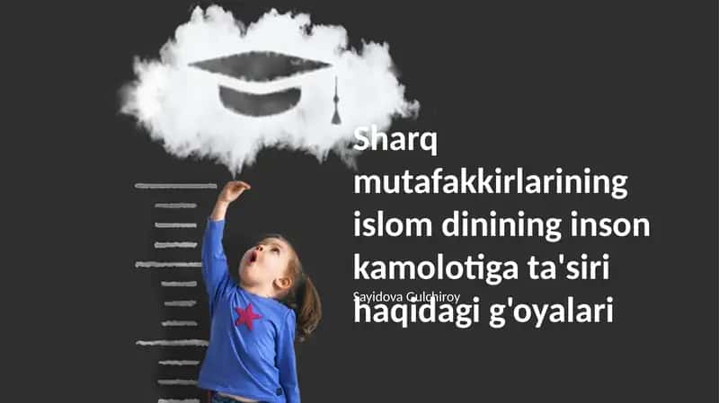 Islom dinining inson kamolotiga ta'siri haqidagi g'oyalari 1