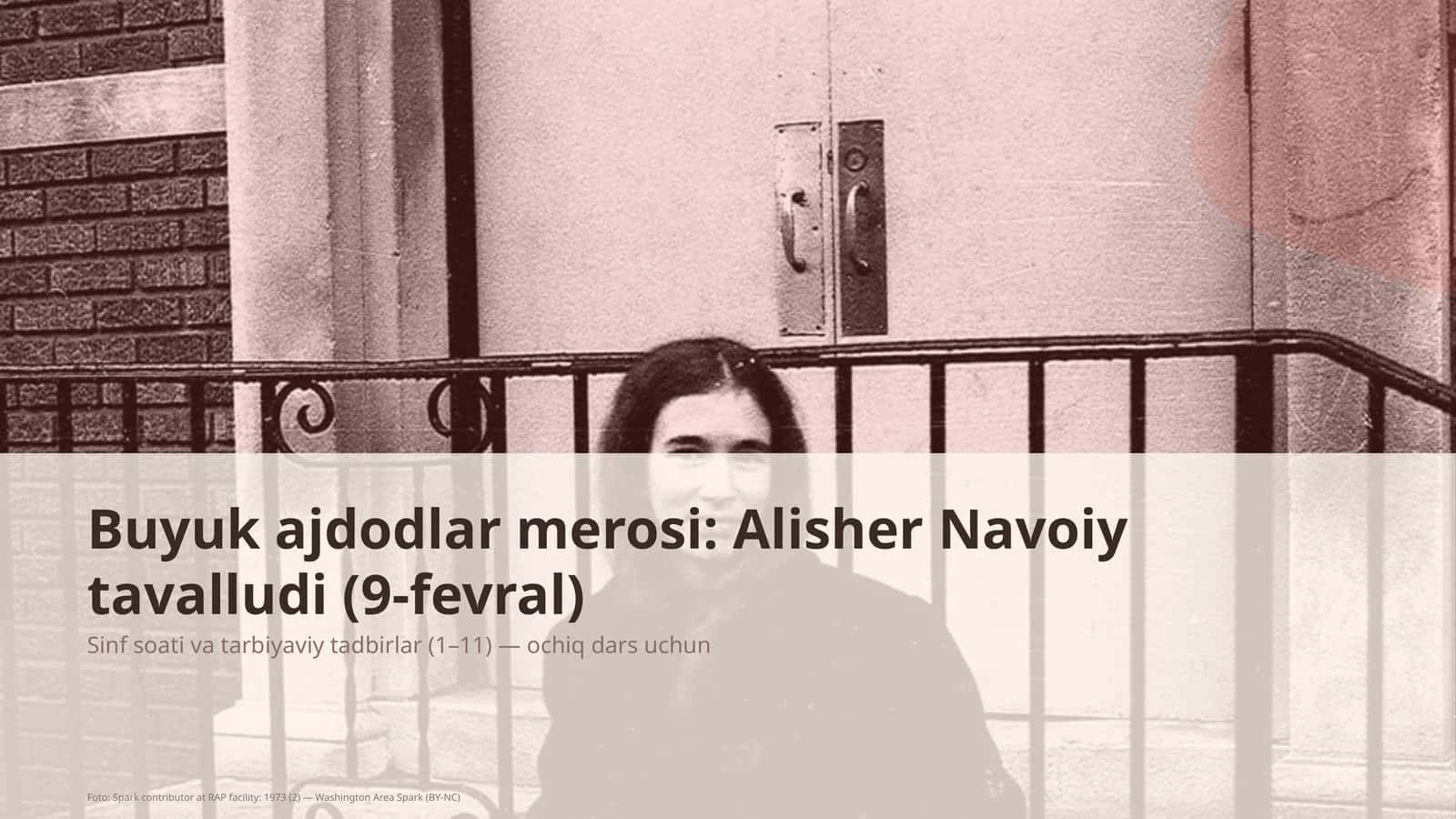 Buyuk ajdodlar merosi: Alisher Navoiy tavalludi (9-fevral) 1