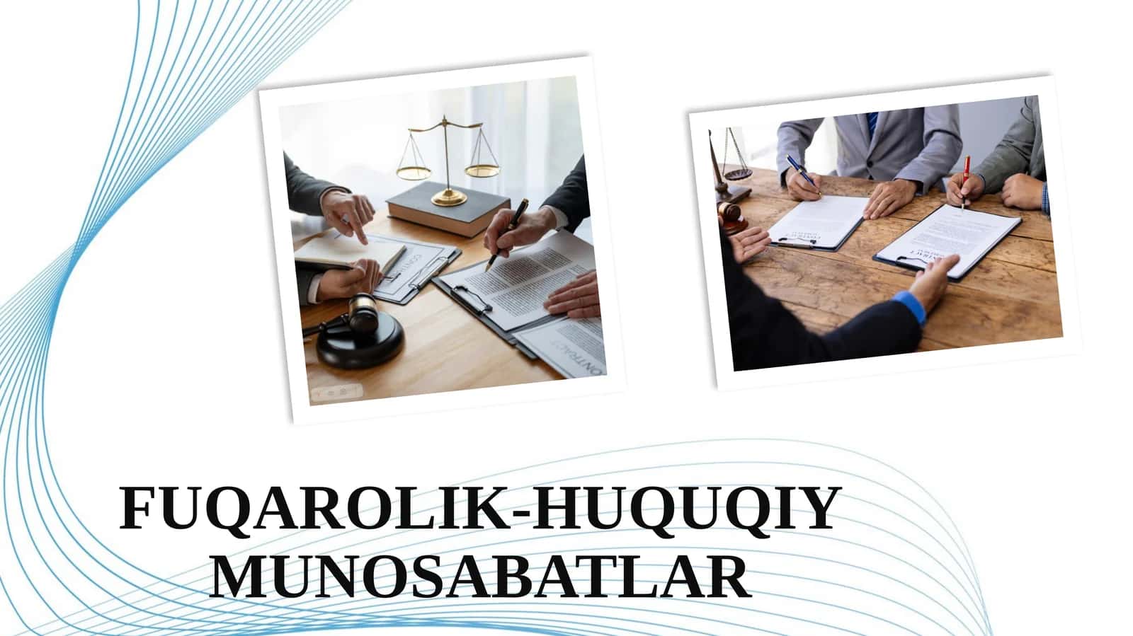 FUQAROLIK-HUQUQIY MUNOSABATLAR 1