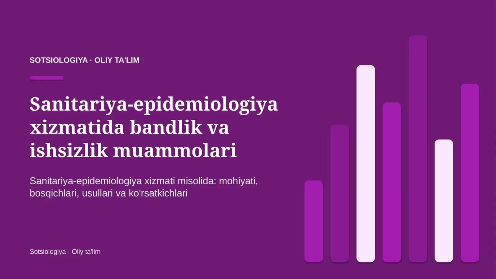 sanitariya epidemiologiya xizmatida bandlik va ishsizlik muammolari 5246 1