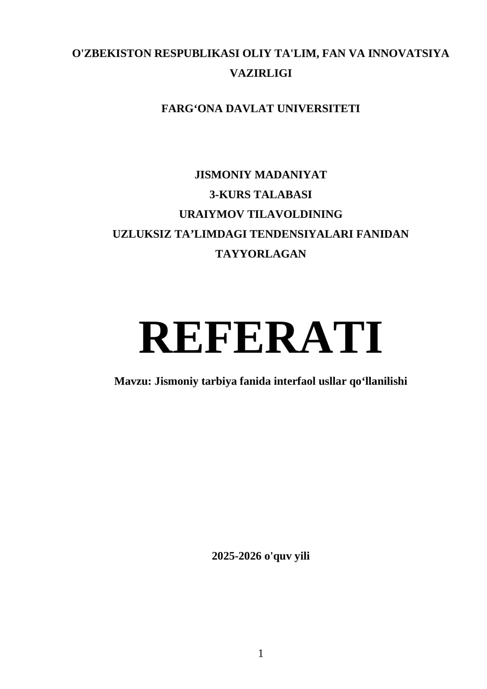 Interfaol usullar 1