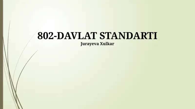 802-Davlat Standarti 1