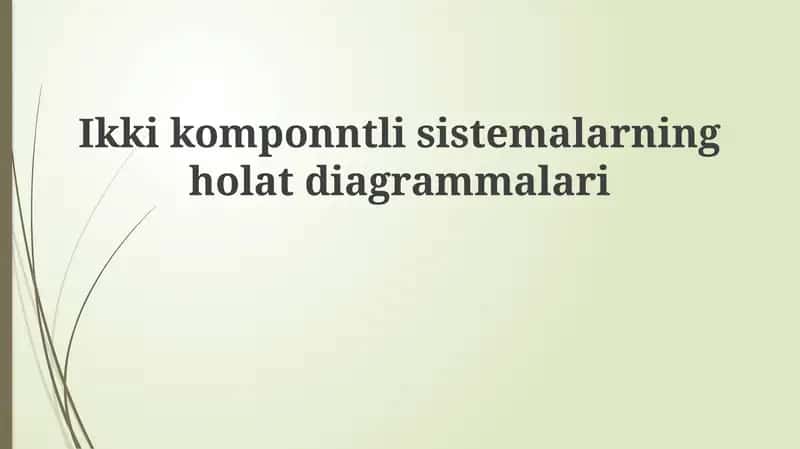 Ikki Komponentli Sistemalarning Fazaviy Diagrammalari 1
