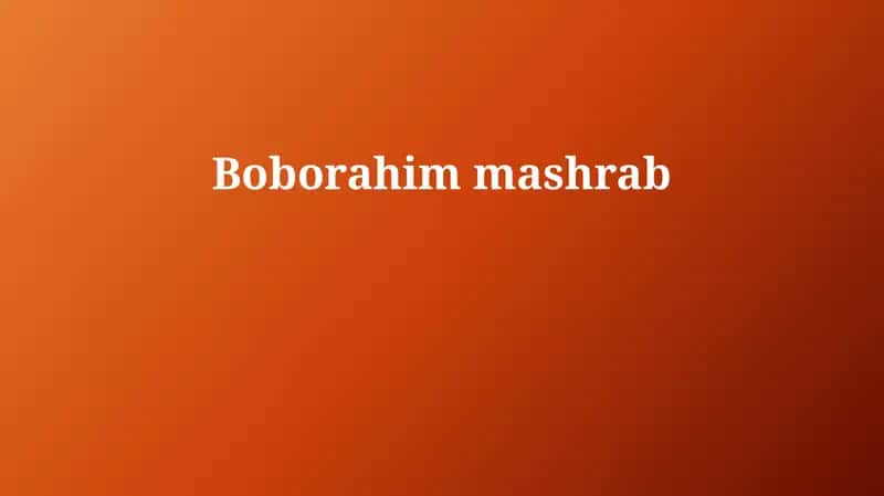 Boborahim Mashrab 1