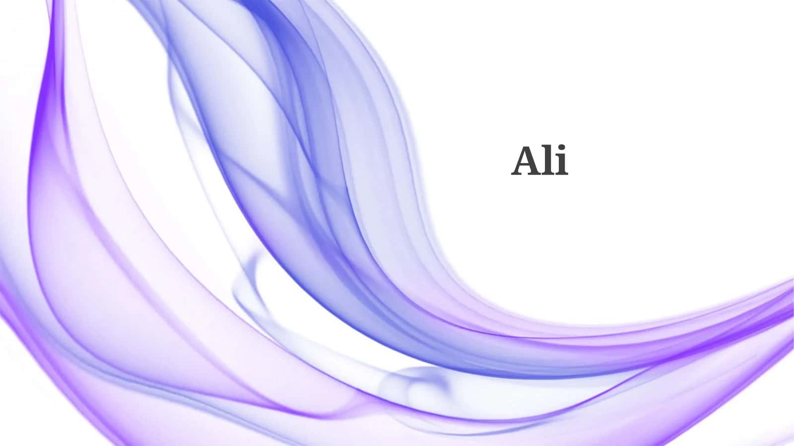 Ali ning mashhurligi va foydalanishi 1