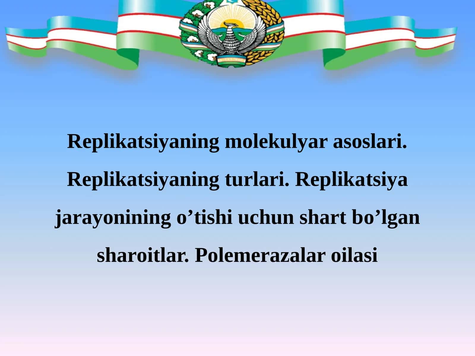 Replikatsiyaningmolekulyarasoslari 1