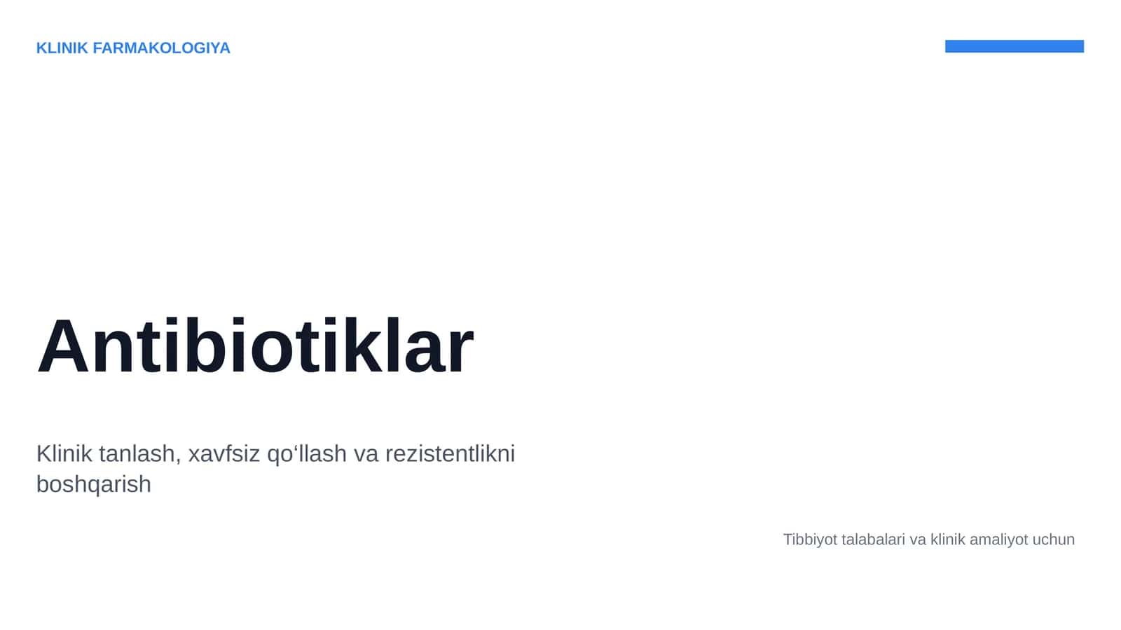 Antibiotiklar 1