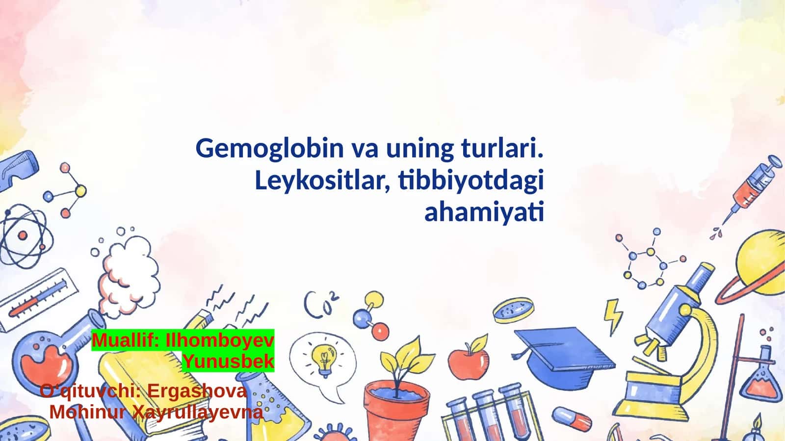 Gemoglobin va uning turlari 1