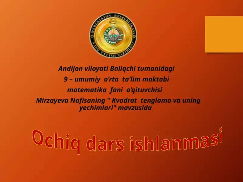 Taqdimot 1