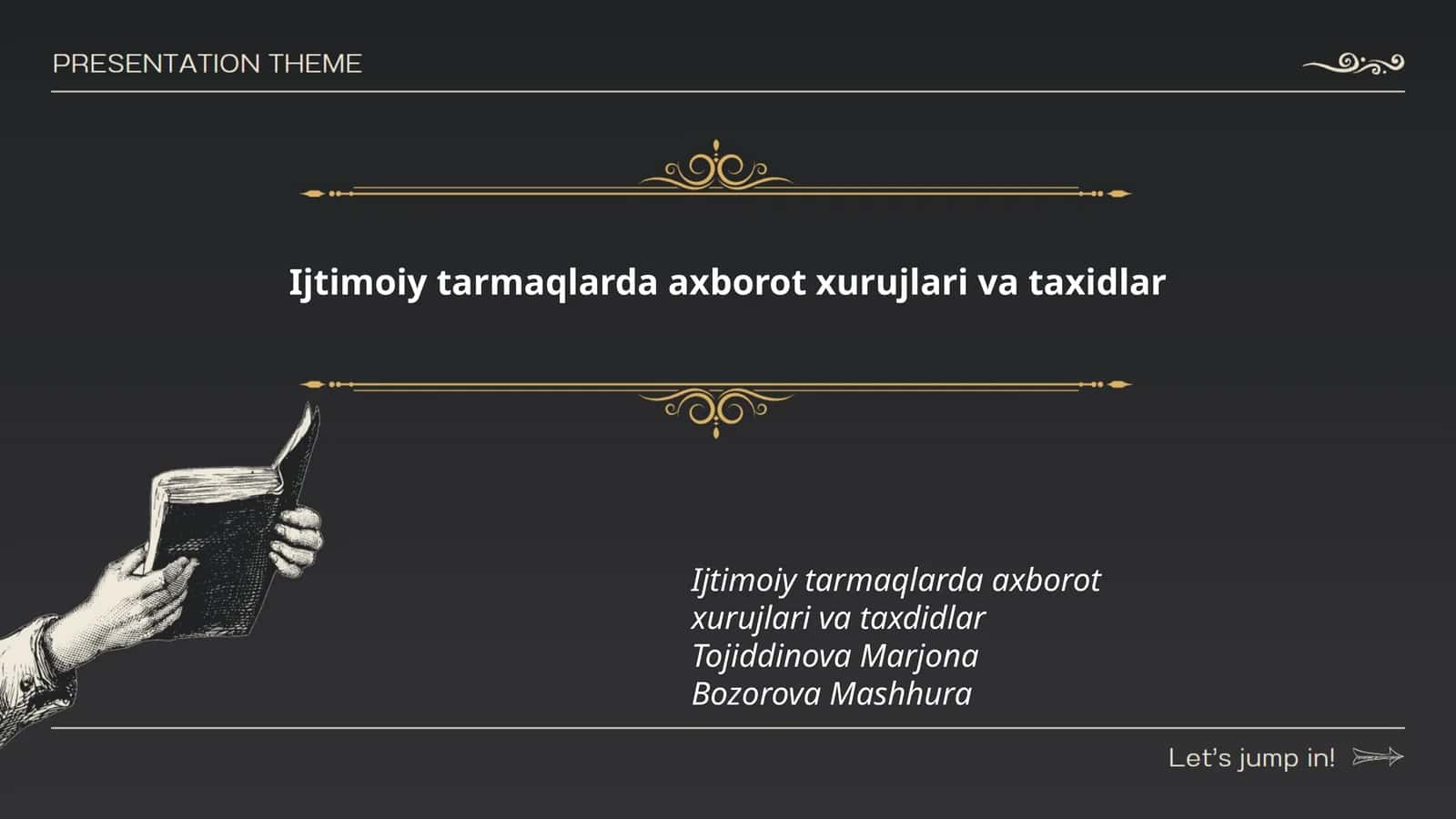 Ijtimoiy tarmaqlarda axborot xurujlari va taxidlar 1