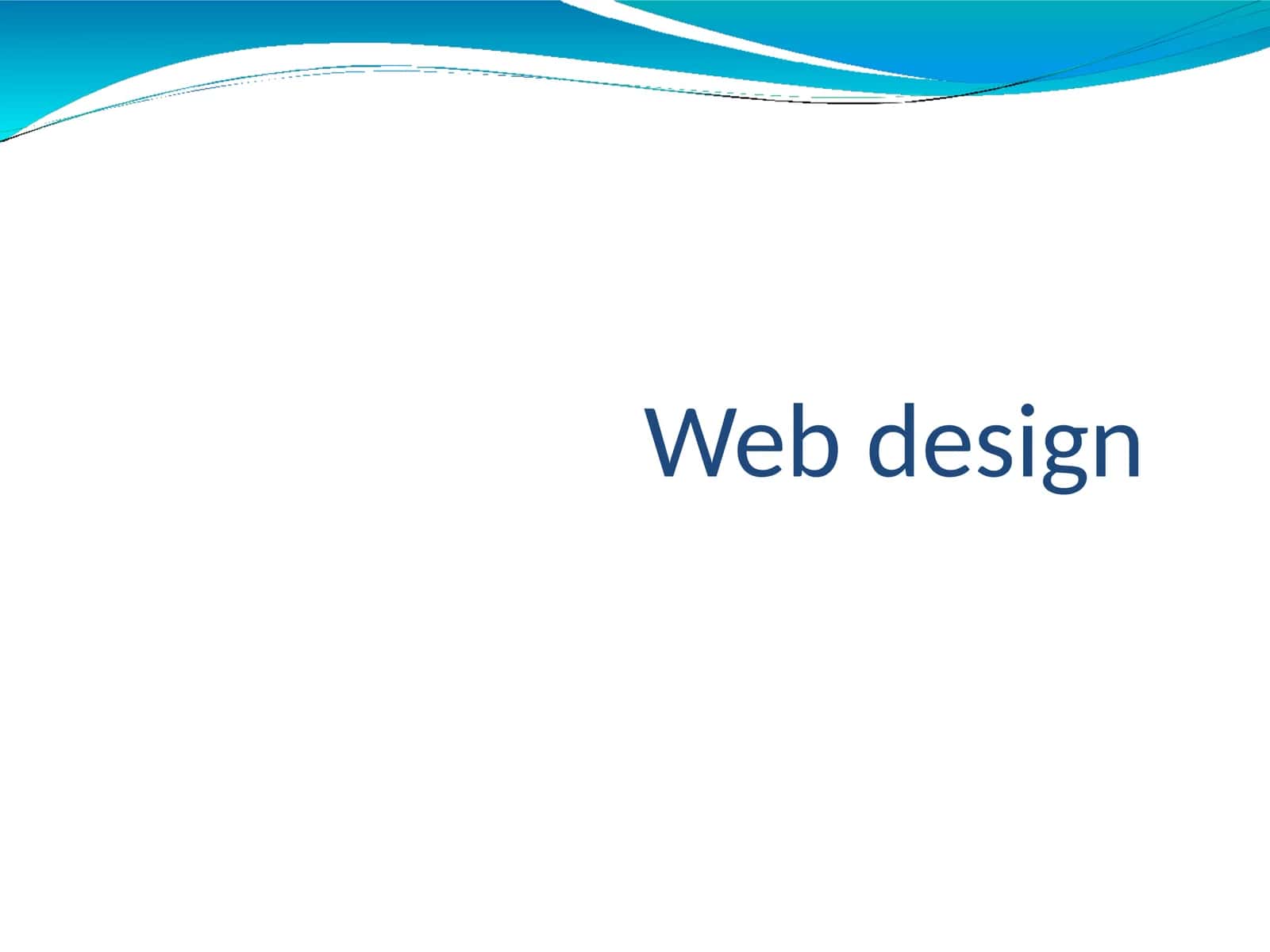 WEB DESIGN 1