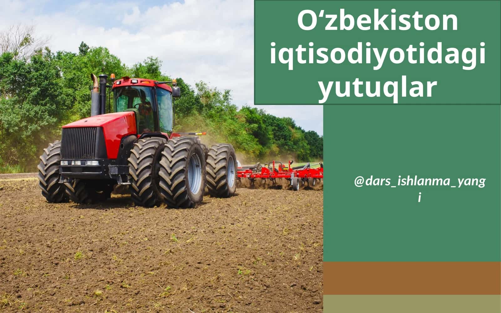 O‘zbekiston iqtisodiyoti dagi yutuqlar 1