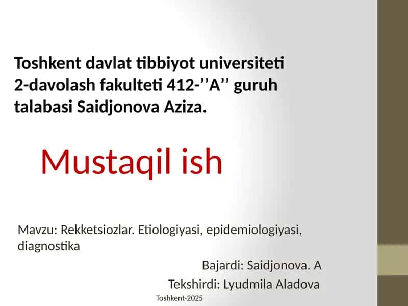 Rekketsiozlar 1